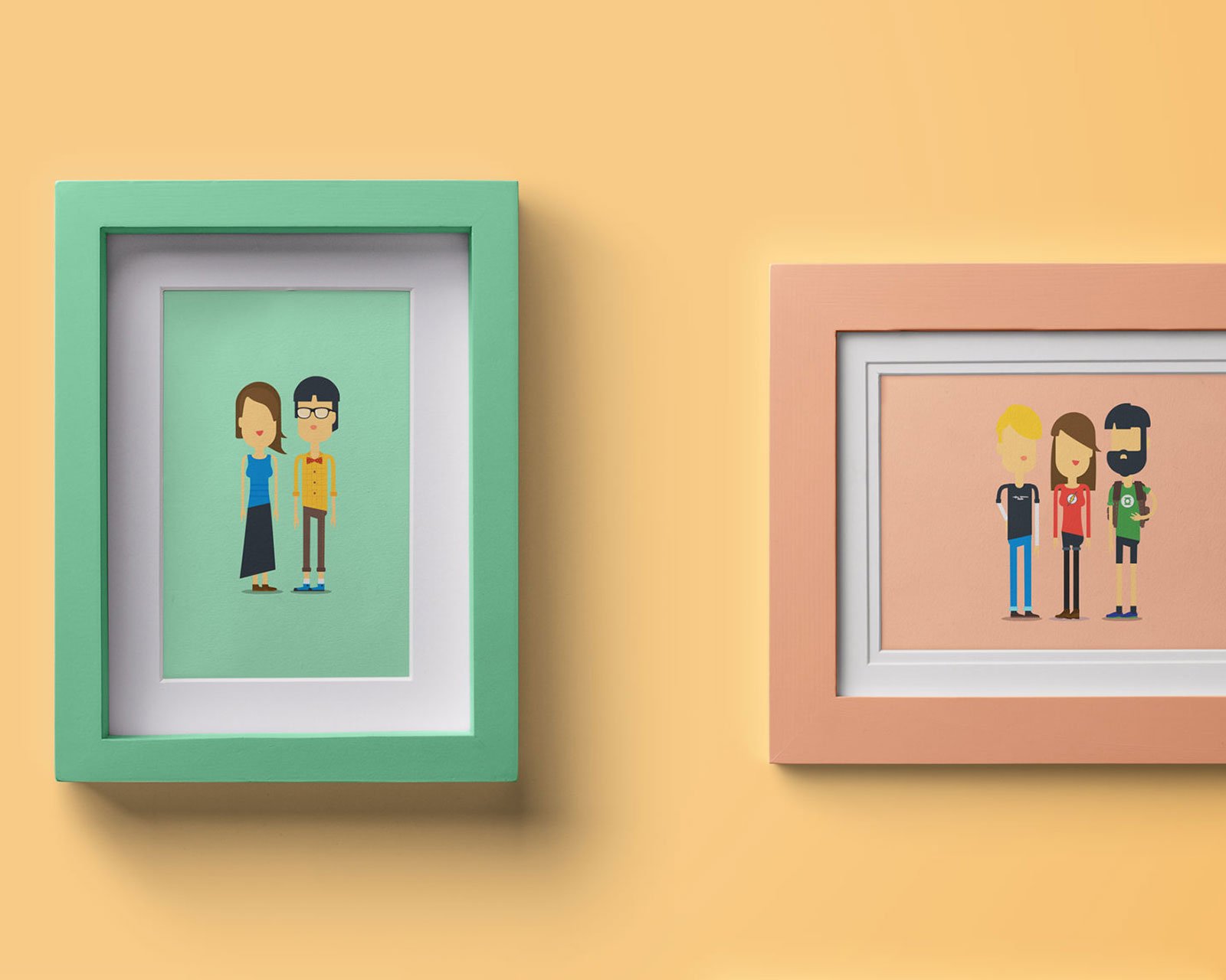 FLAT PICTURE FRAMES